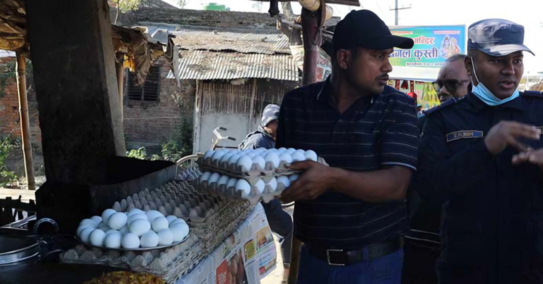 छिमेकी भारतमा बर्डफ्लु देखिएपछि सिमा क्षेत्रमा कडाइ, ७९ क्यारेट सेतो अन्डा नष्ट