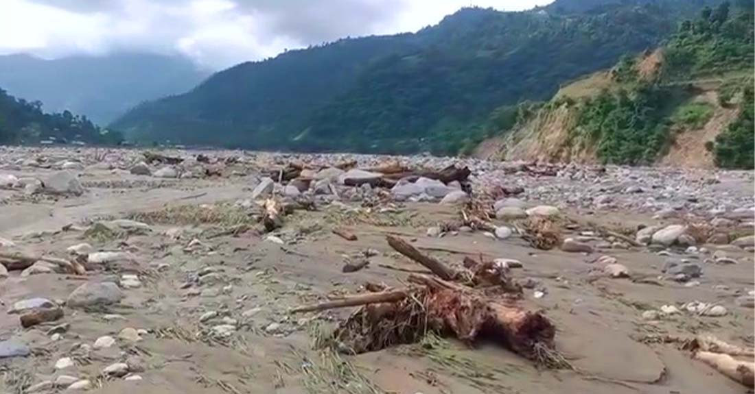 बागमतीले सखाप पार्‍यो सात हजार मुरी धान फल्ने खेत