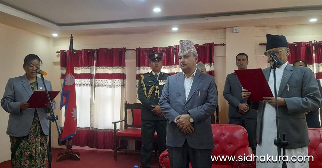 बागमती प्रदेशमा मन्त्रिपरिषद् विस्तार, नेकपा एसका यादवचन्द्र शर्मा बिनाविभागीय मन्त्री नियुक्त