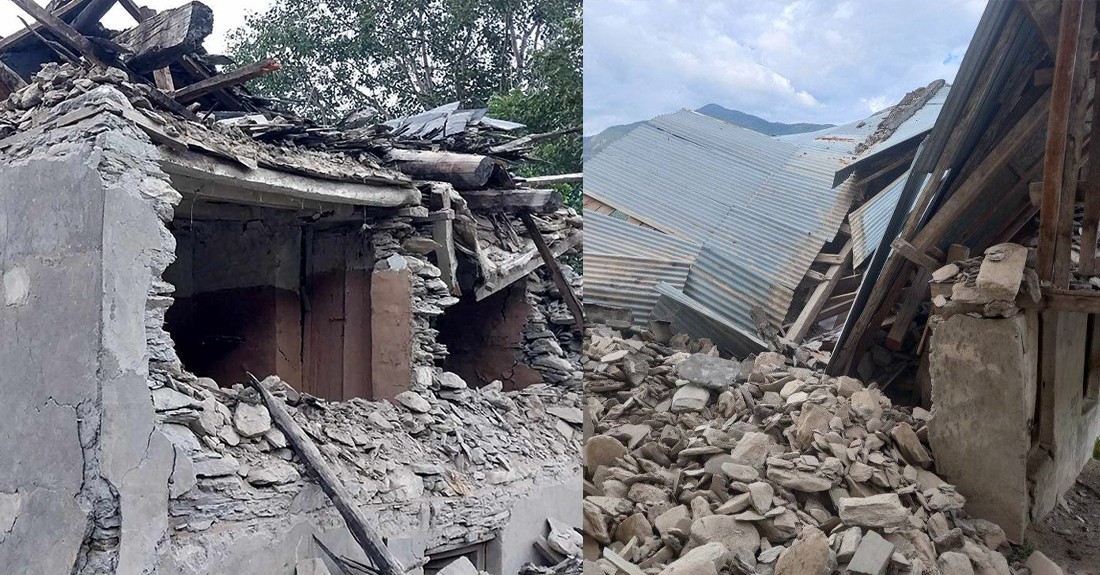 बझाङ केन्द्रविन्दु भएर चार दिनमा १५ पटक भूकम्प