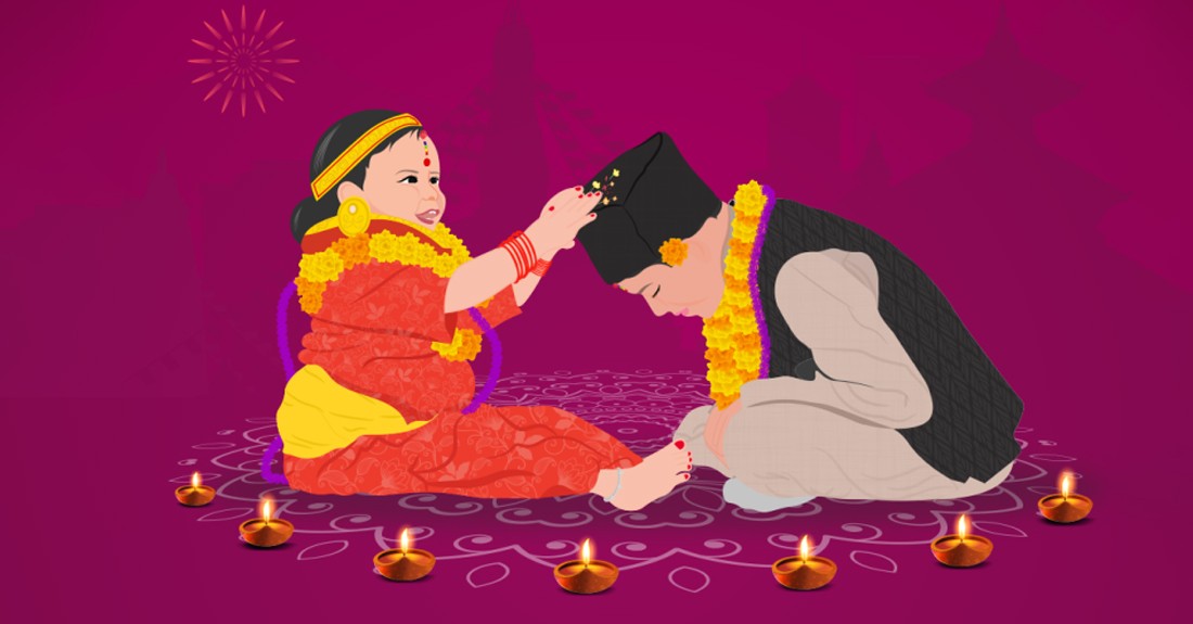 कात्तिक १८ गते आइतबार ११ः३७ बजे भाइटीकाको शुभ साइत