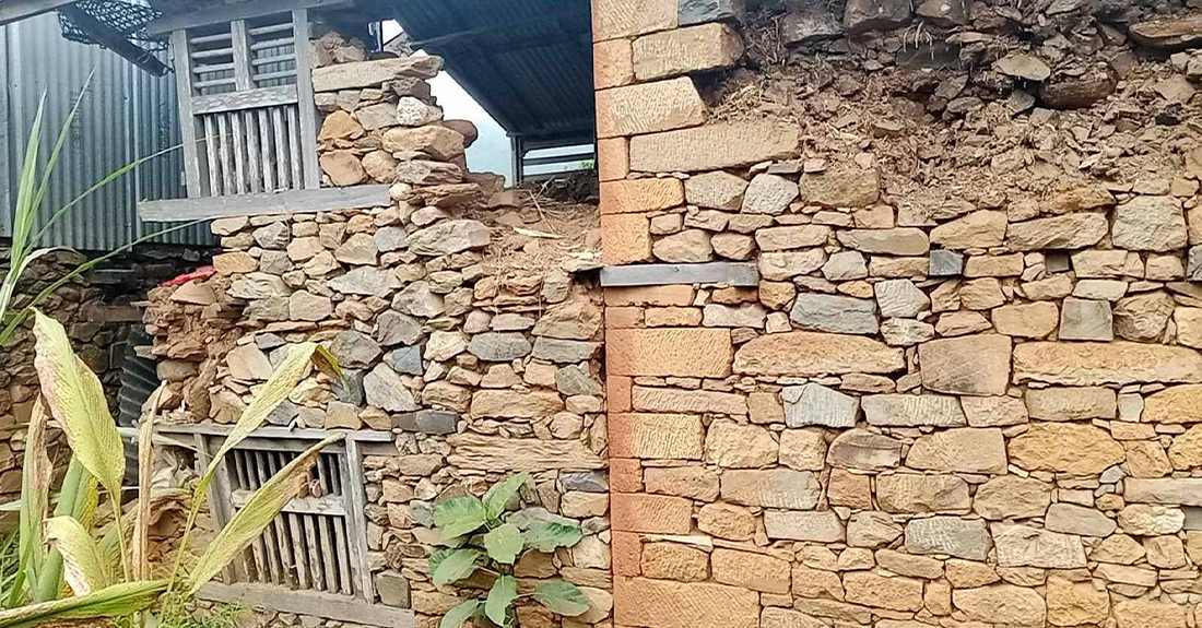 भूकम्पका कारण २० घर भत्किए