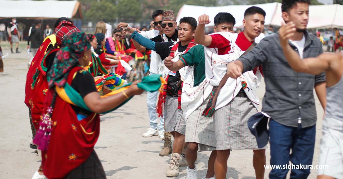 टुँडिखेलमा मगर समुदायको भूमि पूजा पर्व (तस्विरहरु)