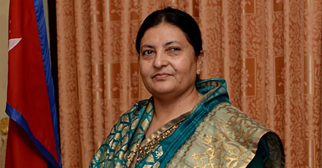 राष्ट्रको समृद्धिको लागि एकताबद्ध हुन पूर्वराष्ट्रपति भण्डारीको आग्रह