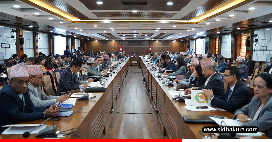 सिंहदरबारमा राष्ट्रिय विकास समस्या समाधान समितिको  बैठक, यी १५ कार्यसूचीमाथि छलफल जारी