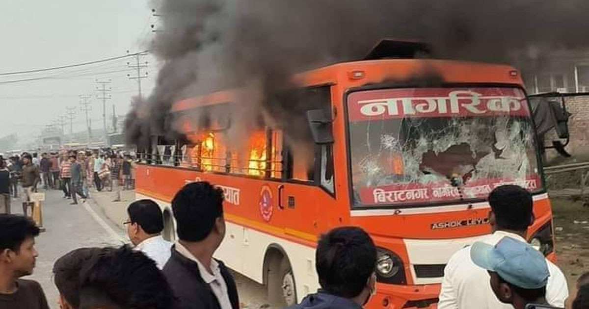 बसले ठक्कर दिँदा साइकलमा सवार एकको मृत्यु