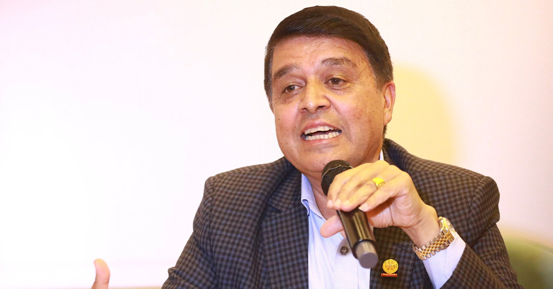 पाथीभरा केवलकार निर्माणमा अवरोध गर्नेले ताप्लेजुङका बासिन्दाको भविष्यमाथि खेलवाड गरेः चन्द्र ढकाल