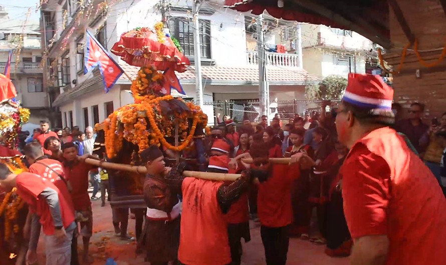 चावहिल क्षेत्रमा श्रीचन्द्रविनायक तथा श्रीभैरवनाथ जात्राको रौनकता