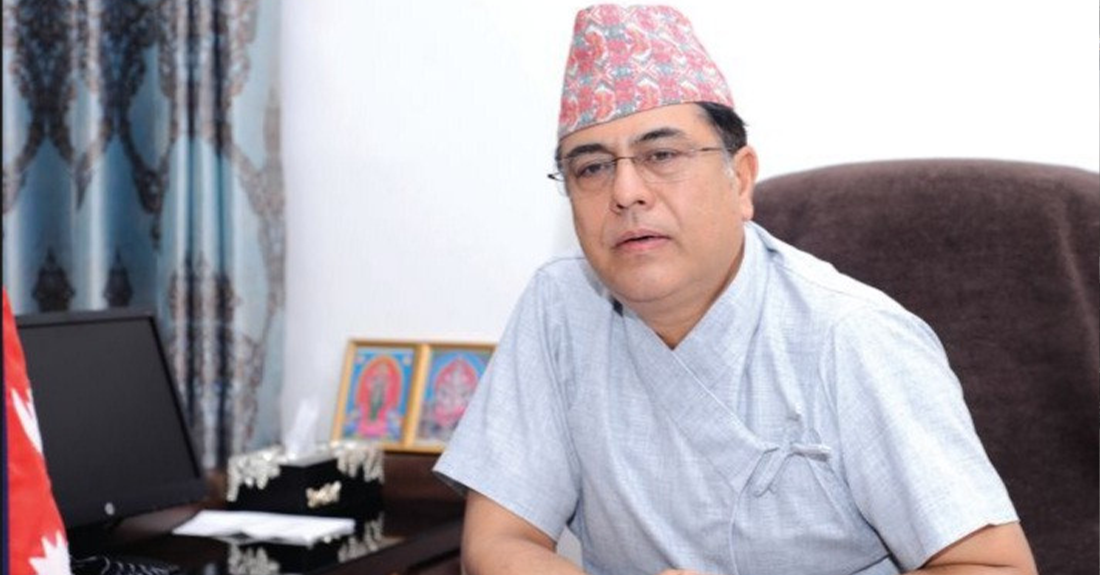 सयको नोटमा चुच्चे नक्सा राख्ने सरकारको निर्णयको विरोध गर्ने राष्ट्रपतिका सल्लाहकारको राजीनामा