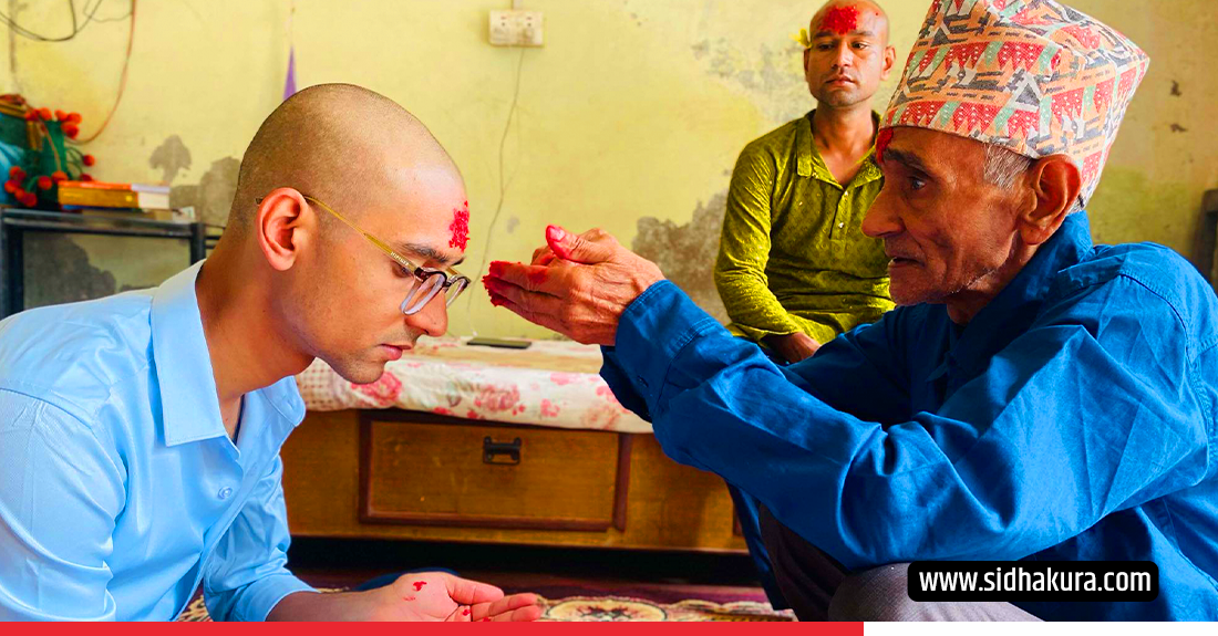 बडादशैँको टीका लगाइयाे