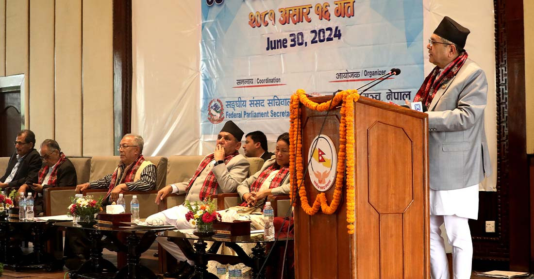 संसद् कानुन बनाउने मात्र नभई राष्ट्र निर्माण गर्ने थलो हो : सभामुख