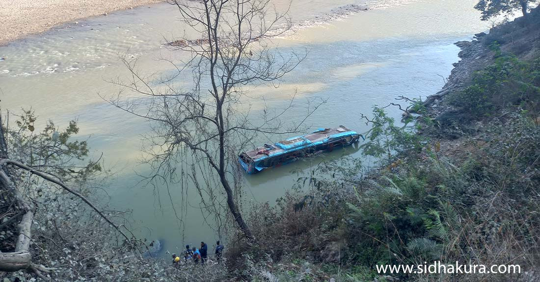 घाटबेँसी बस दुर्घटना अपडेट : मृतकको सङ्ख्या सात पुग्यो