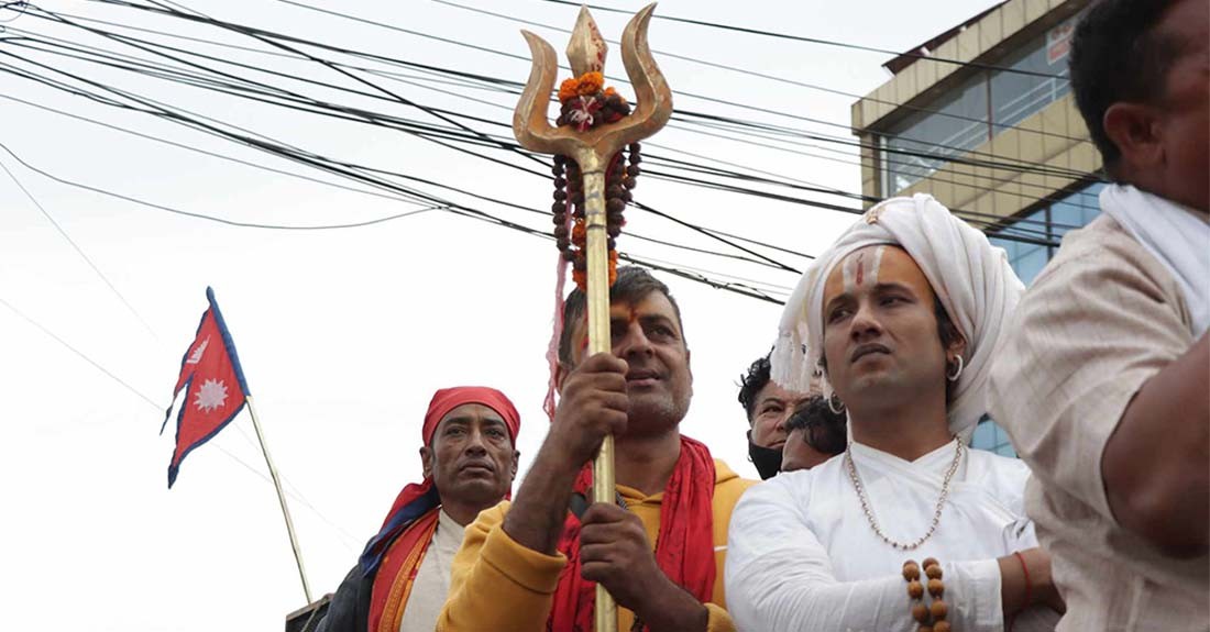प्रसाईँको आन्दोलनमा पुगेर अराजक अभिव्यक्ति दिने धर्मगुरु आचार्य श्रीनिवास पक्राउ