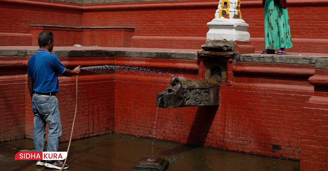 पानीका परम्परागत स्रोतहरूको सरसफाइ गर्ने सिथि नखः पर्व (तस्विरहरु)