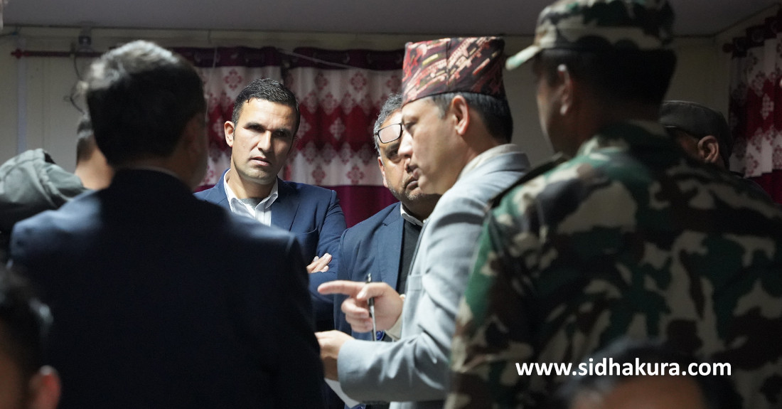 निर्देशन कार्यान्वयनको अवस्था बुझ्न श्रम कार्यालयमा मन्त्री अर्यालयको छड्के