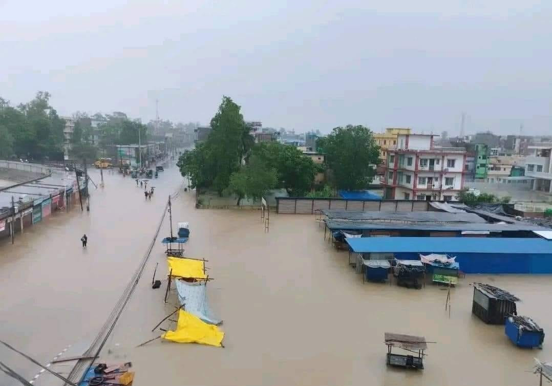 कञ्चनपुरमा भएको अति भारी वर्षाका कारण ‘तराई क्लाउडब्रष्ट’