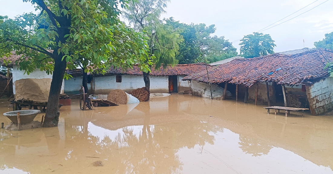 बाढी तथा डुबान प्रभावित गाउँमा खानेपानीको समस्या