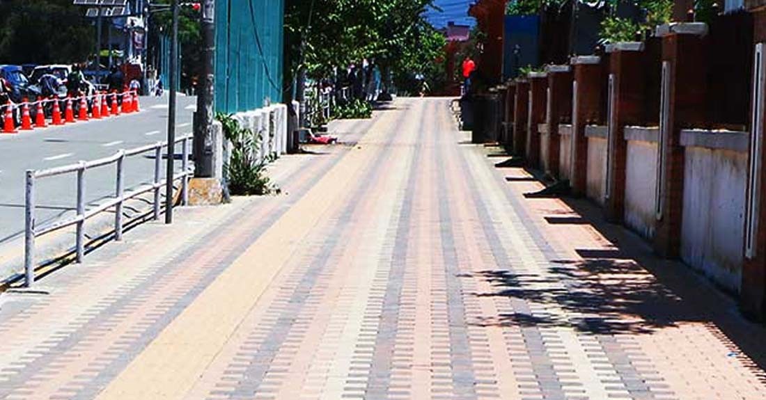 दुई अर्ब १५ करोड खर्चेर पैदलमार्ग मर्मत गर्दै काठमाडौँ महानगर