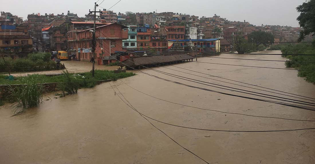 हनुमन्तेको बाढीले डुबान, उच्च सतर्कता अपनाउन आग्रह