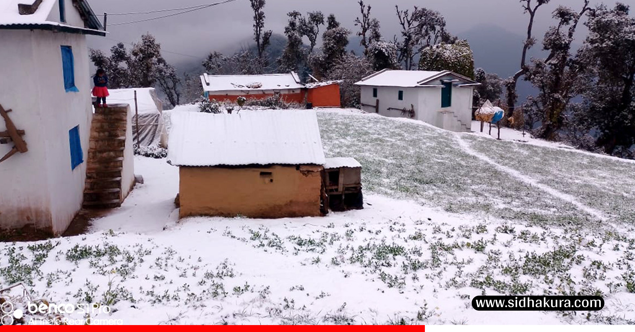हुम्लामा तेस्रो पटक हिमपात