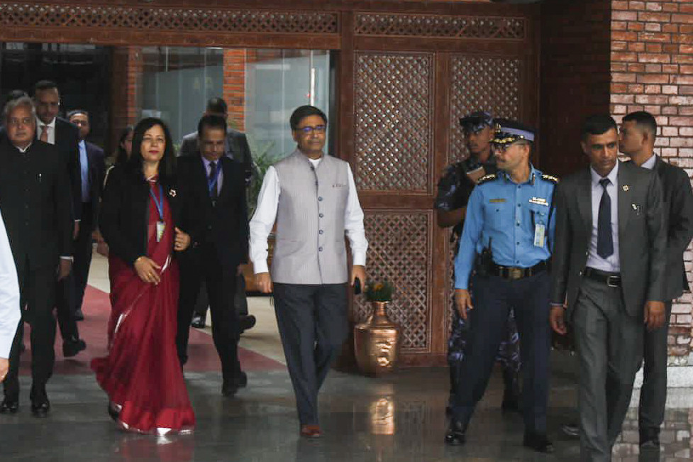 भारतका विदेश सचिव विक्रम मिस्री काठमाडौंमा