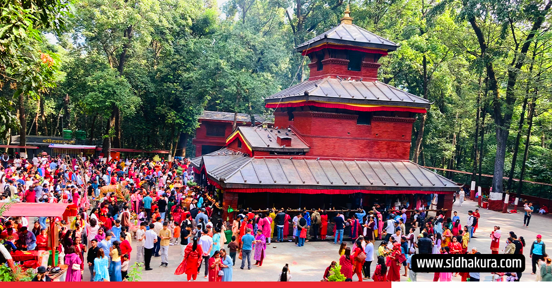 कालिका मन्दिरमा चार लाख दर्शनार्थी