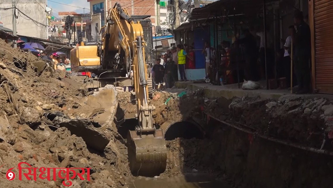 कहाँसम्म पुग्यो कपनमा खोला खाेतल्ने कार्य ?