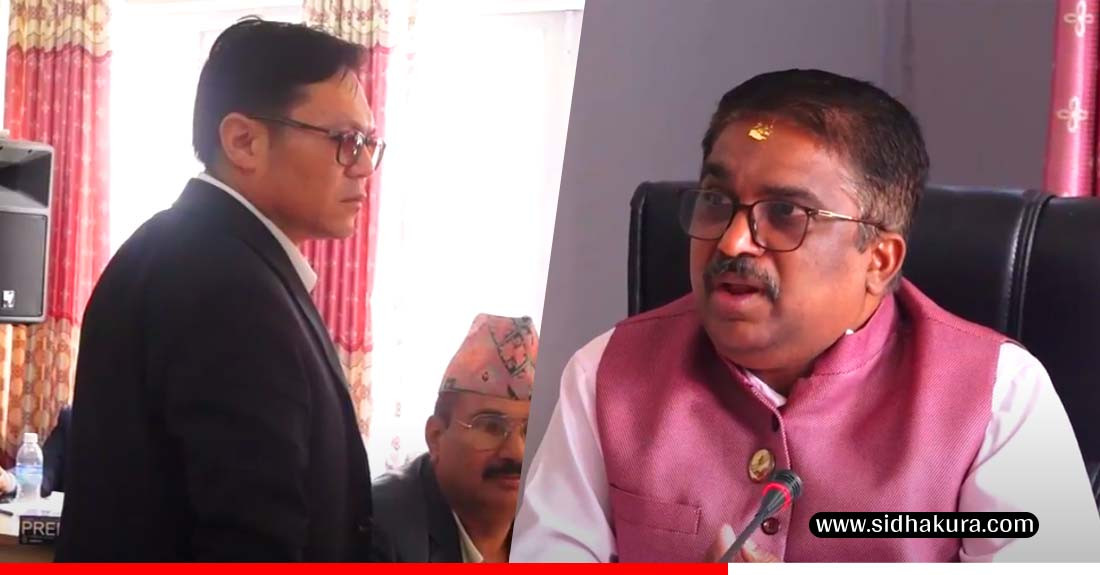 पूर्वमन्त्री सुदन किराँती र अन्तर्राष्ट्रिय सम्बन्ध र पर्यटन समितिका सभापतिबीच चर्काचर्की