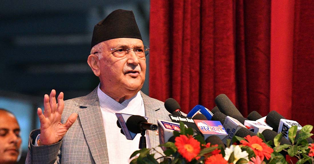 एमालेलाई राष्ट्रिय शक्ति बनाउन महिलाहरु अग्रमोर्चामा छन्ः अध्यक्ष ओली