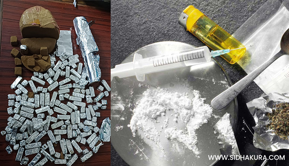 लागुऔषधसहित १० कारोबारी पक्राउ