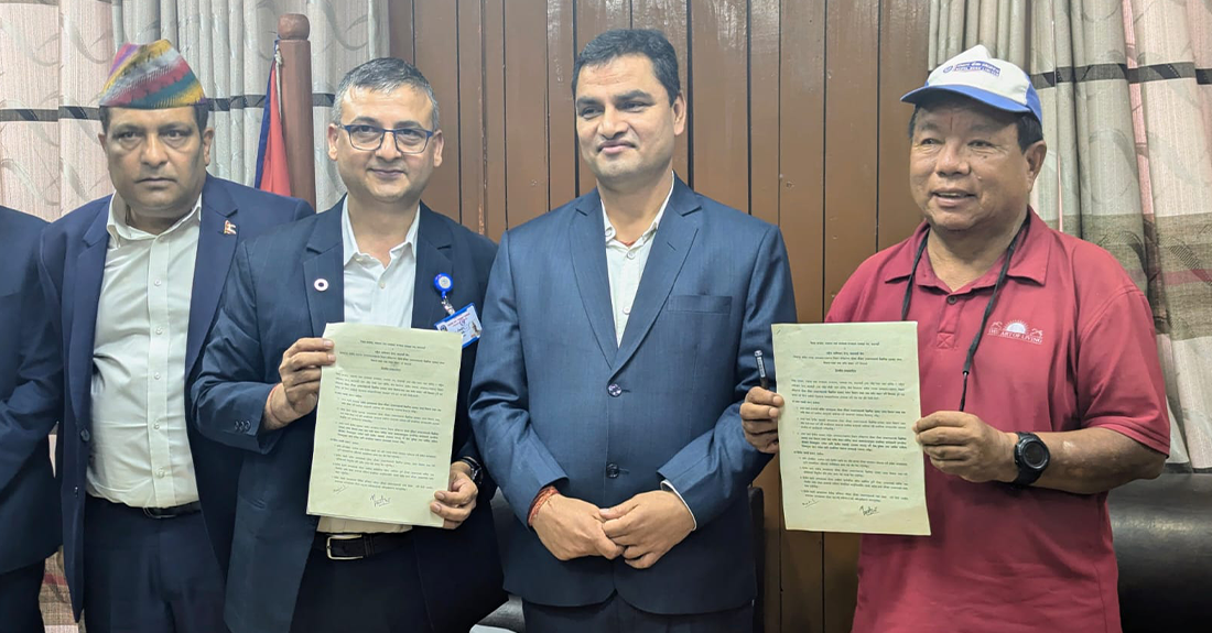 संघीय सरकारी अस्पतालका स्वास्थ्य उपकरण मर्मतको जिम्मा महावीर पुनलाई