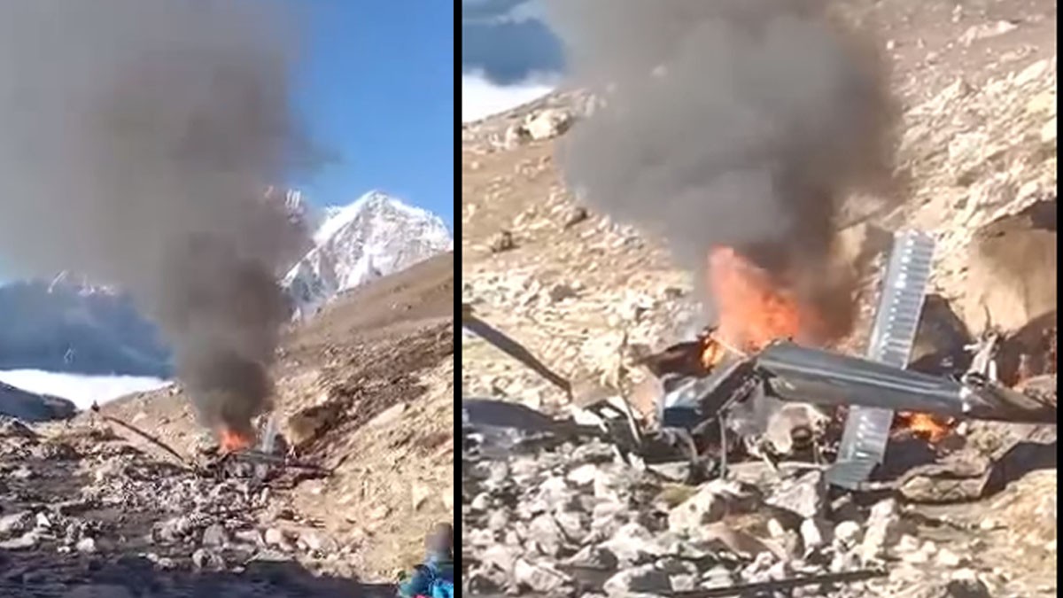 मनाङ एयरको हेलिकप्टर दुर्घटनामा परेका पाइलट खतरामुक्त