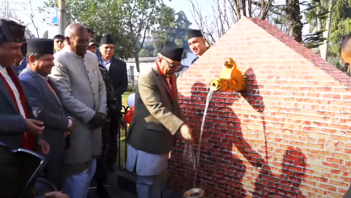 पुन:काठमाडौँ आयो मेलम्चीको पानी, प्रधानमन्त्रीले सिंहदरबारमा गरे पाँचौ शुभारम्भ