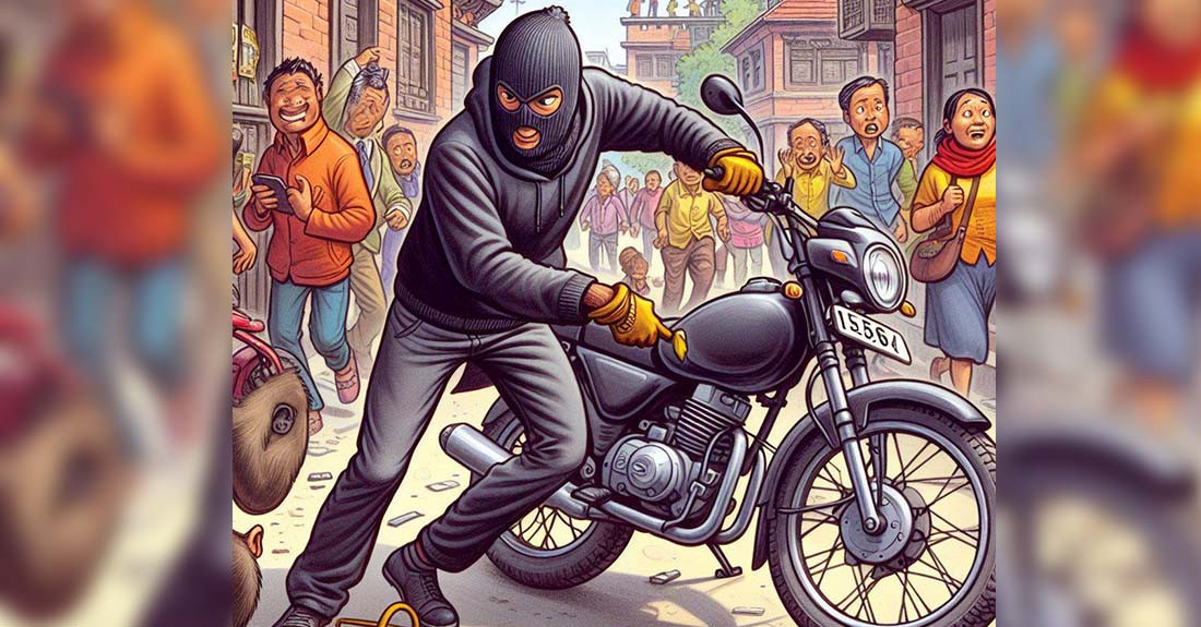 उपत्यकाबाट आठ महिनामा एक हजार ८४७ मोटरसाइकल चोरी