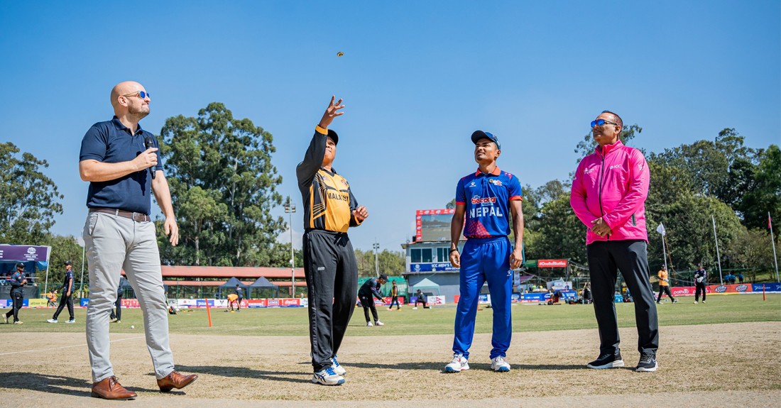 टी-२० विश्वकप एसिया छनोट : मलेसियाले नेपाललाई दियो १६६ रनको टार्गेट