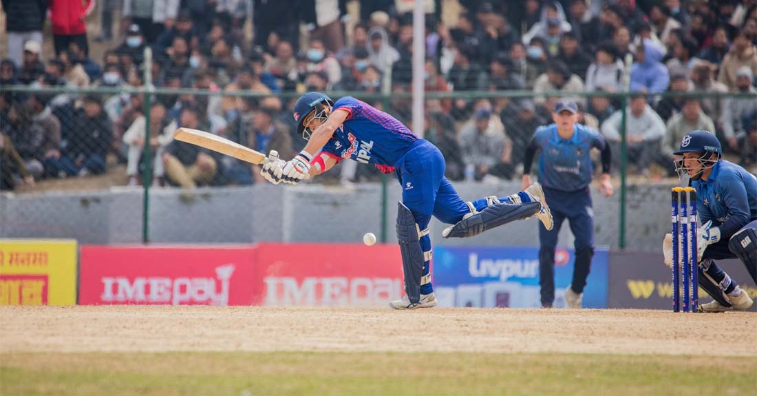 आईसीसी विश्वकप क्रिकेट लिग २ : नेपालद्वारा नामिबियासामु १६९ रनको लक्ष्य प्रस्तुत