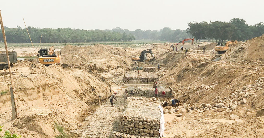 आयल निगमको नयाँ भण्डारणगृह निर्माण हुँदै