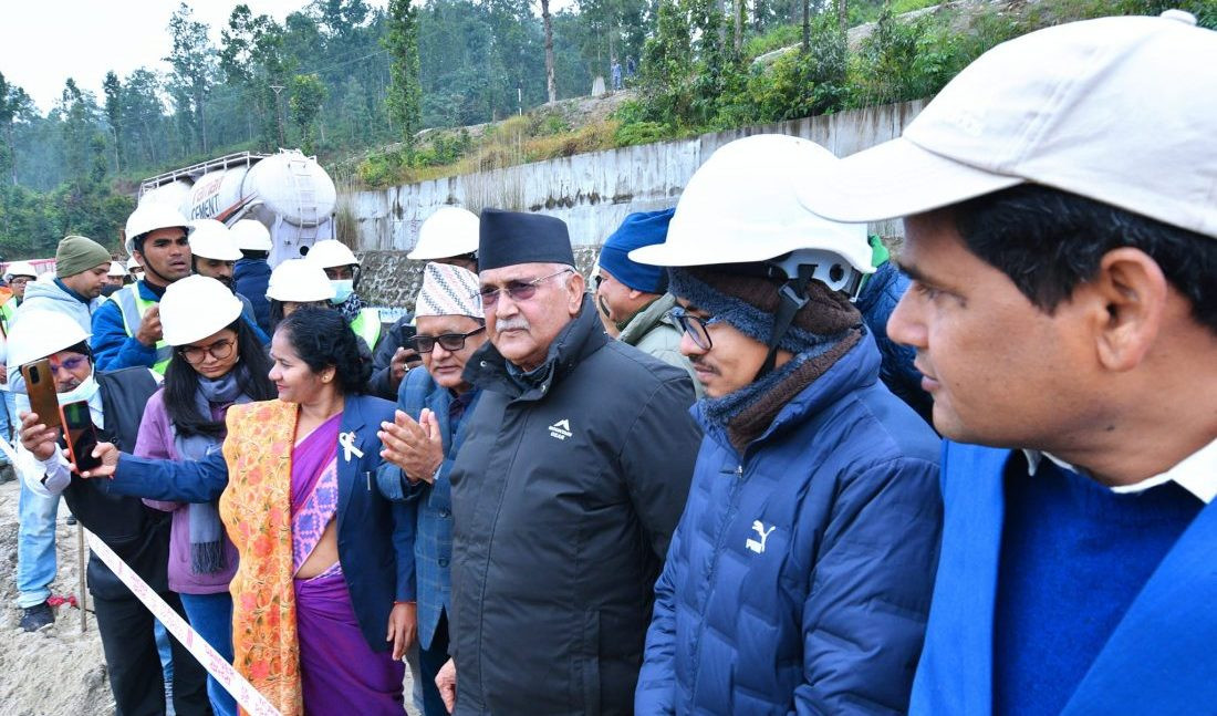 भेरी–बबई बहुउद्देश्यीय डाइभर्सनको काम सोचेभन्दा ढिलाइ : केपी शर्मा ओली
