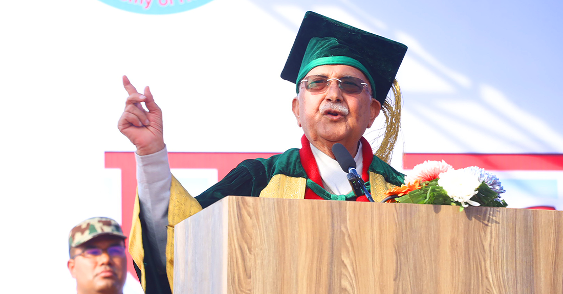 सूचना प्रविधि र आर्टिफिसियल इन्टेलिजेन्सको सदुपयोग गर्दै विकासमा अगाडि बढ्नेछौँः प्रधानान्त्री ओली