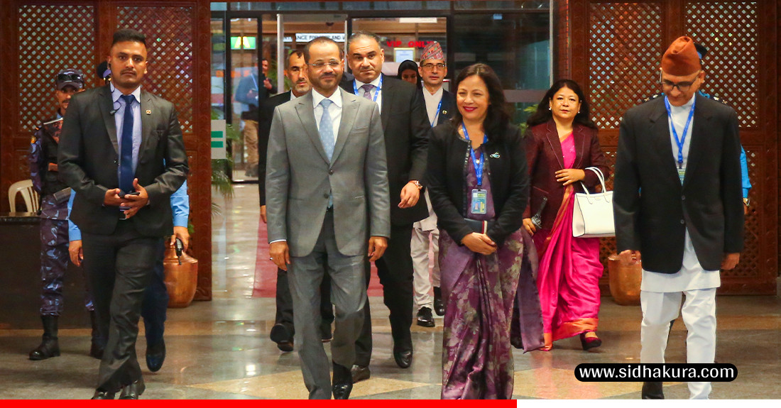 ओमानका विदेशमन्त्री नेपालमा