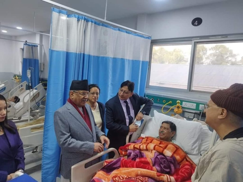 उपप्रधानमन्त्री श्रेष्ठको मुटुमा समस्या, धमनीमा एन्जियोप्लास्टी सर्जरी गरियो