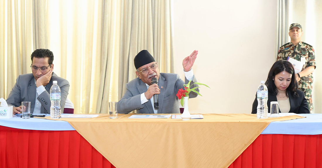 सुनकोशी मरिन डाइभर्सनको बाँकी काम निर्धारित समयमै सक्न प्रधानमन्त्रीको निर्देशन
