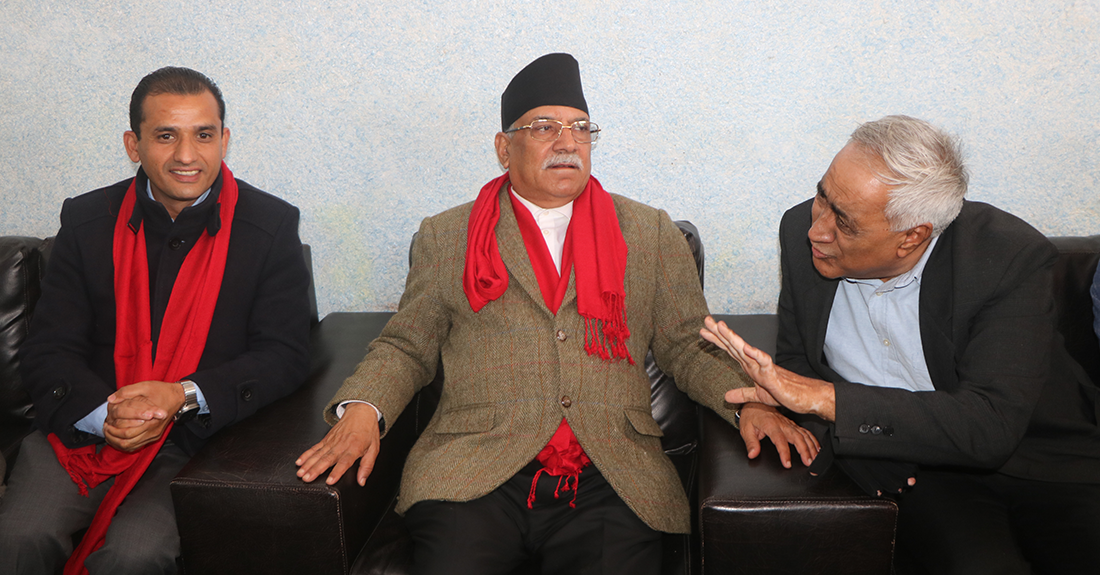 सरकार हाम्रो प्राथमिकता होइनः अध्यक्ष प्रचण्ड
