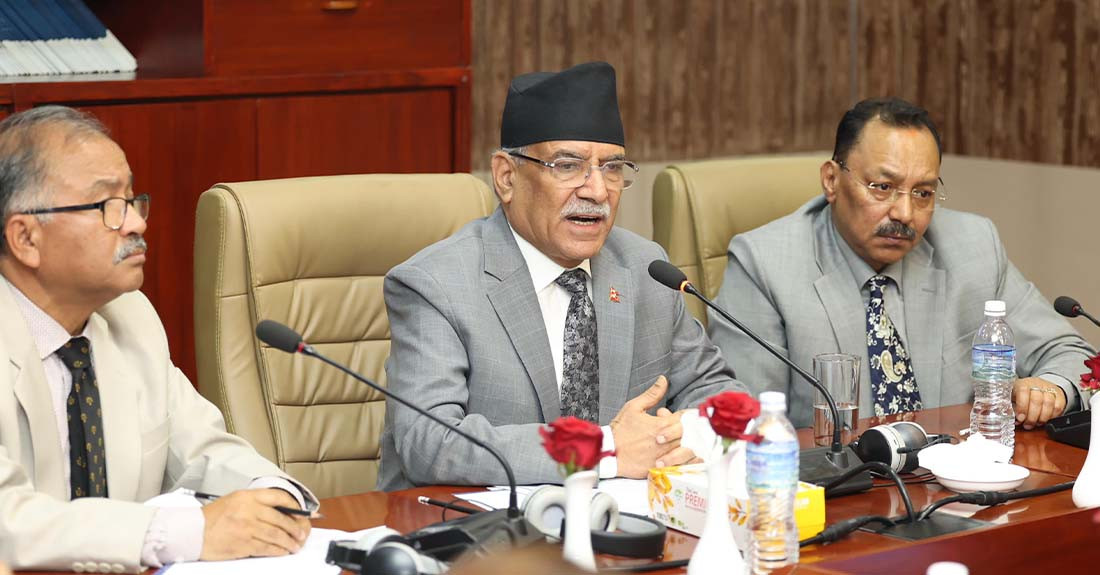 कुनै पनि कालखण्डका भ्रष्टाचारीमाथि कानुनी कारवाही गर्न सरकार प्रतिबद्ध छ : प्रधानमन्त्री दाहाल