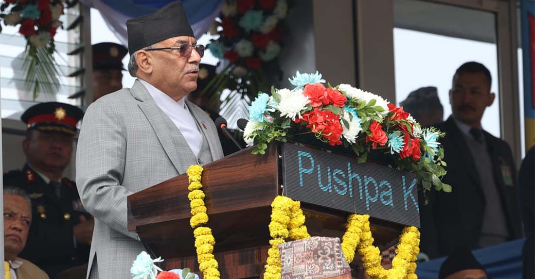 शान्ति सैनिकले जातीय तनाव र आतङ्कवादको खतरा सामाना गर्नुपरेको छः प्रधानमन्त्री