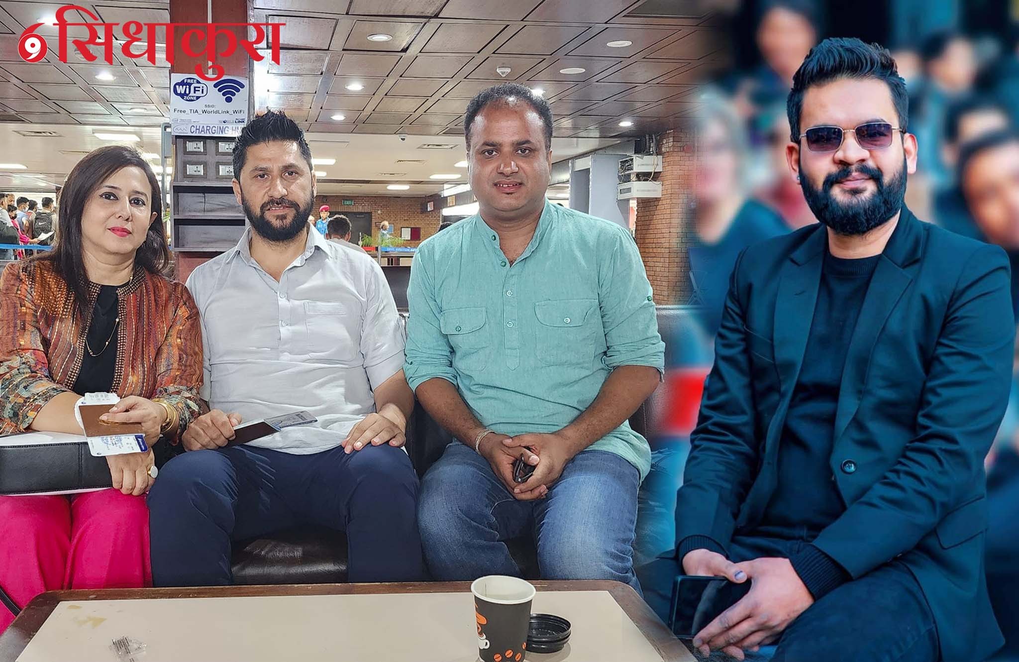 नेपाल भारत बिचको खेलमा खेलाडीको हौसला बढाउन रवि र बालेनले रंगशालामै खेल हेर्ने