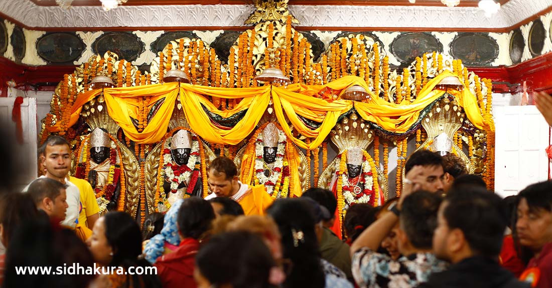 रामको पूजा आराधना गरी मनाइयाे रामनवमी पर्व (फाेटाे फिचर)