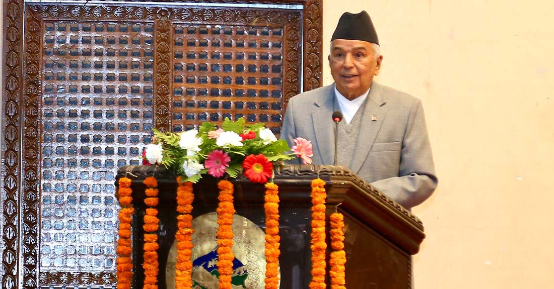 न्याय स्थापित गर्न घरपरिवारबाटै संस्कार र सोच परिवर्तन गर्नुपर्छः राष्ट्रपति