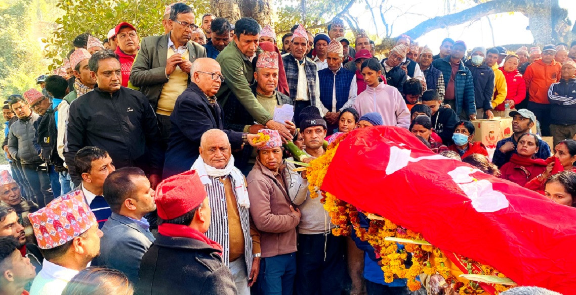 पूर्वऊर्जा राज्यमन्त्री शर्माको  निरयघाटमा अन्त्येष्टि