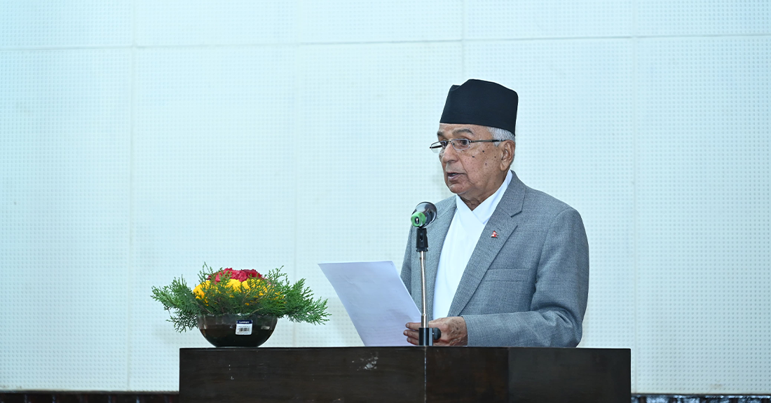 स्वतन्त्र प्रेसले मात्र लोकतन्त्र सुदृढ हुन्छ : राष्ट्रपति